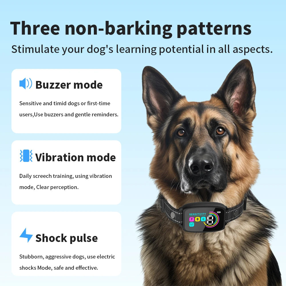 Rechargeable Smart Anti-Barking Dog Collar