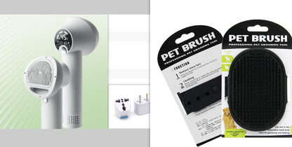 Smart Silent Pet Hair Dryer & Comb