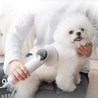 Smart Silent Pet Hair Dryer & Comb