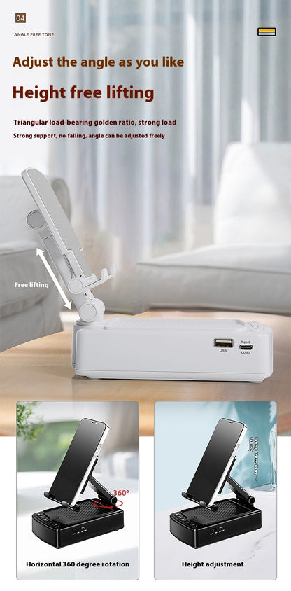 Multifunctional Tablet And Phone Holder Bluetooth Audio