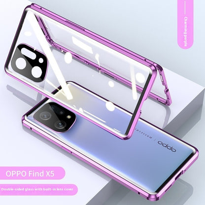 Phone Case Magnetic King Double-sided Glass Protection