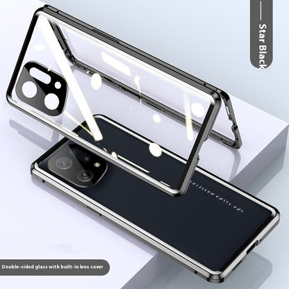 Phone Case Magnetic King Double-sided Glass Protection